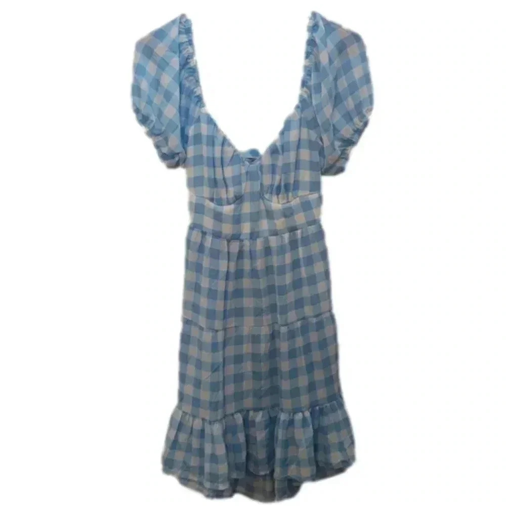 JUNIORS Womens Almost Famous Tie Back Short Mini Dress
